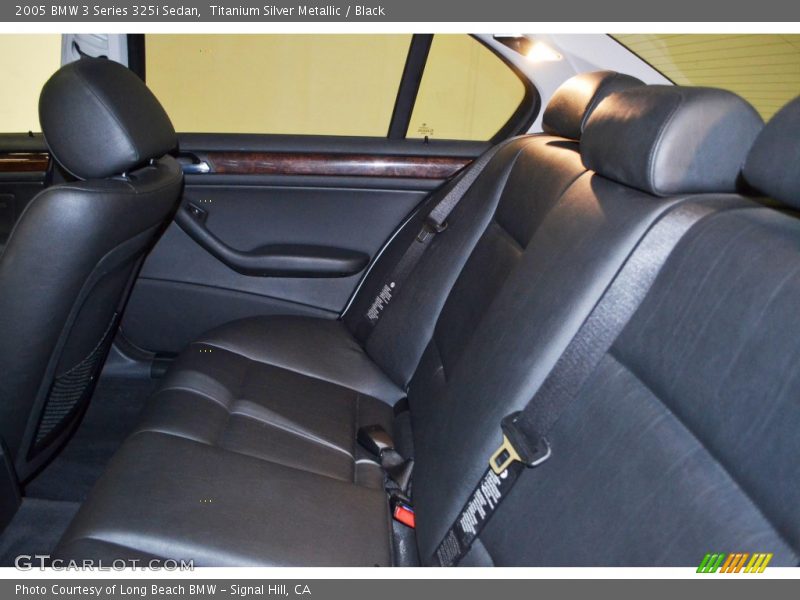 Titanium Silver Metallic / Black 2005 BMW 3 Series 325i Sedan