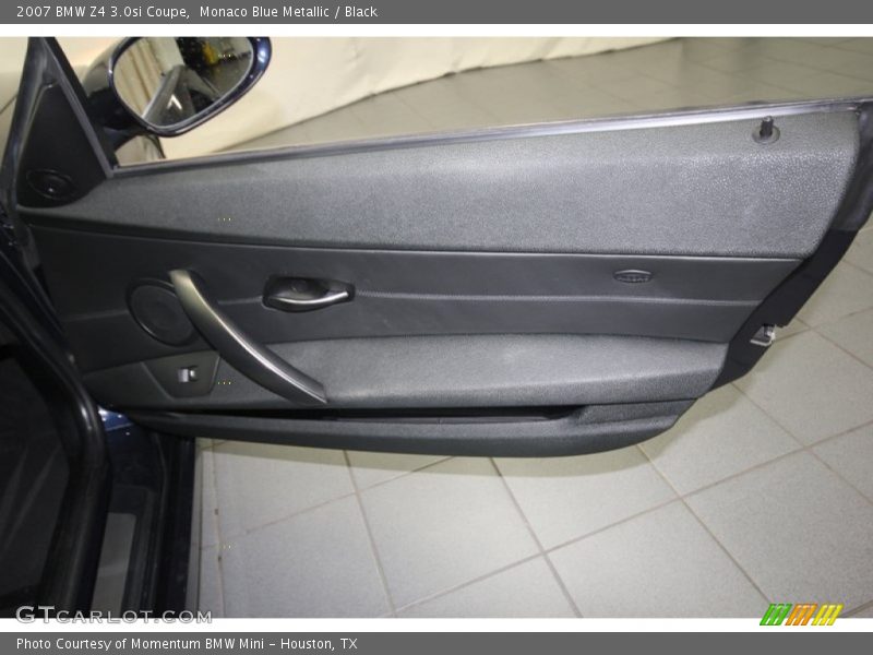 Monaco Blue Metallic / Black 2007 BMW Z4 3.0si Coupe