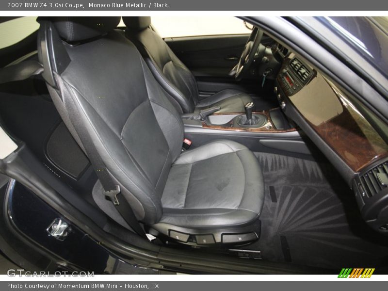Monaco Blue Metallic / Black 2007 BMW Z4 3.0si Coupe