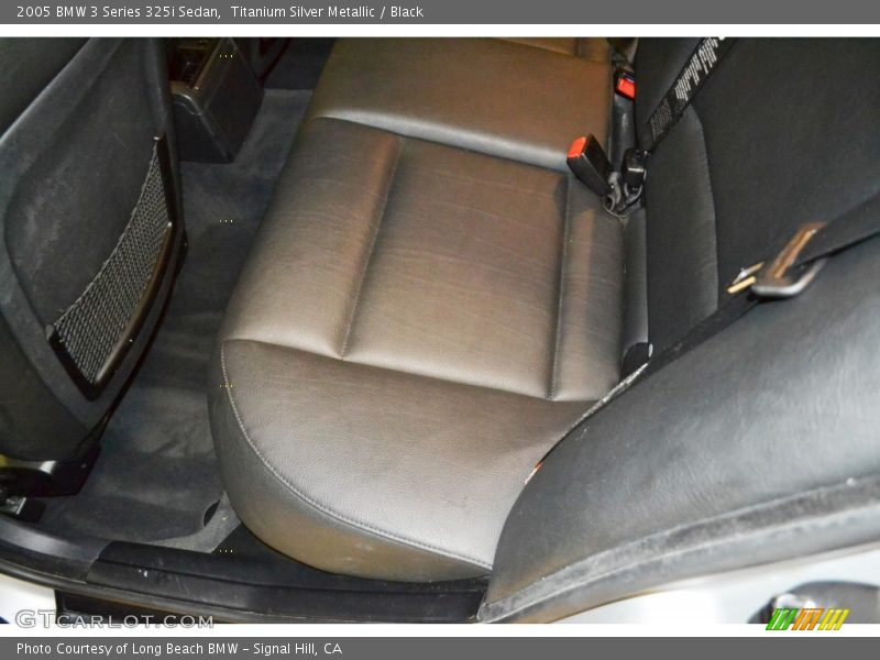 Titanium Silver Metallic / Black 2005 BMW 3 Series 325i Sedan