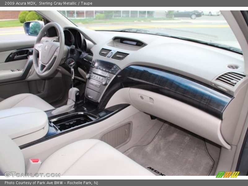 Sterling Gray Metallic / Taupe 2009 Acura MDX