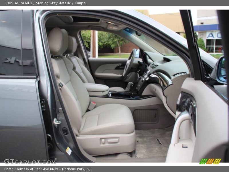 Sterling Gray Metallic / Taupe 2009 Acura MDX