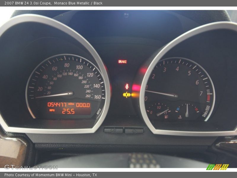 Monaco Blue Metallic / Black 2007 BMW Z4 3.0si Coupe