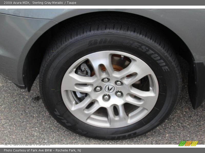 Sterling Gray Metallic / Taupe 2009 Acura MDX