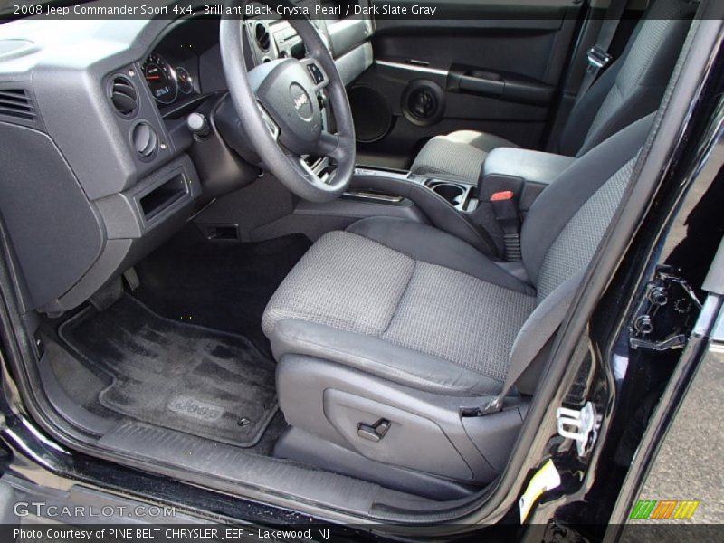 Brilliant Black Crystal Pearl / Dark Slate Gray 2008 Jeep Commander Sport 4x4