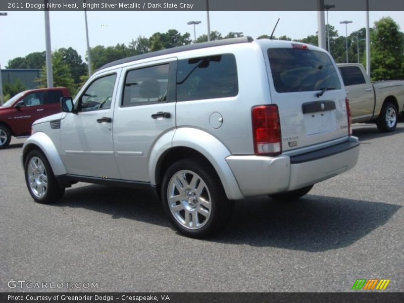Bright Silver Metallic / Dark Slate Gray 2011 Dodge Nitro Heat