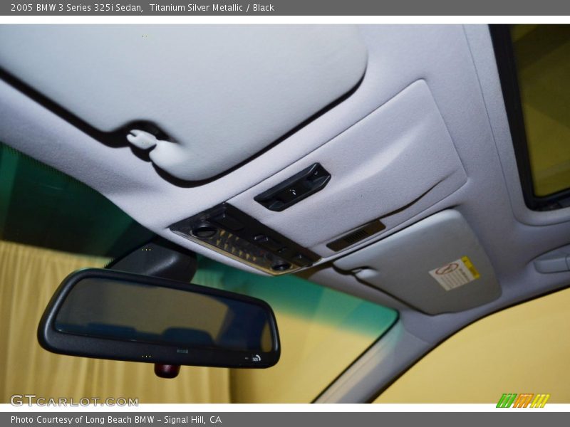 Titanium Silver Metallic / Black 2005 BMW 3 Series 325i Sedan