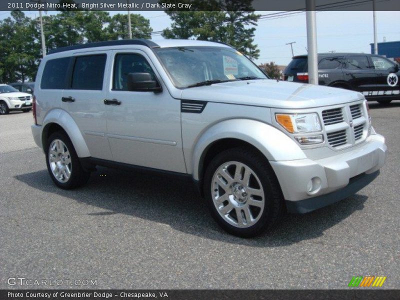 Bright Silver Metallic / Dark Slate Gray 2011 Dodge Nitro Heat