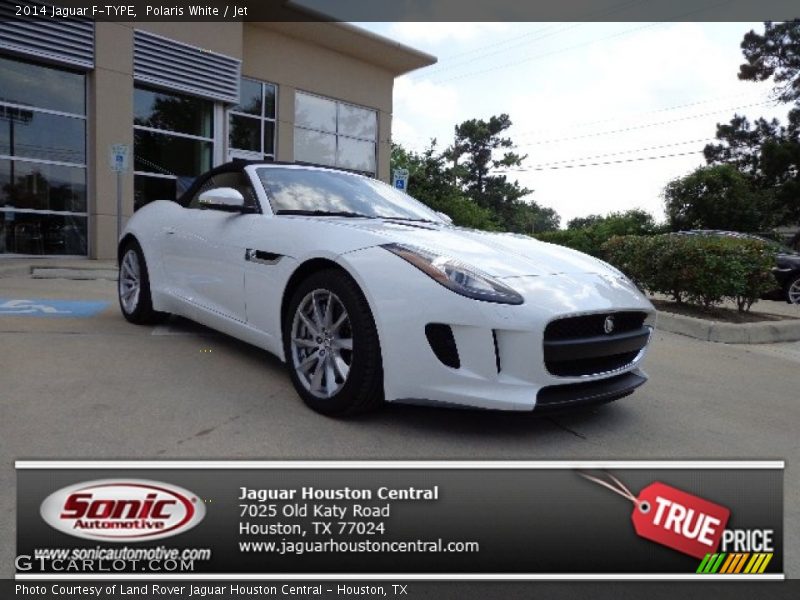 Polaris White / Jet 2014 Jaguar F-TYPE