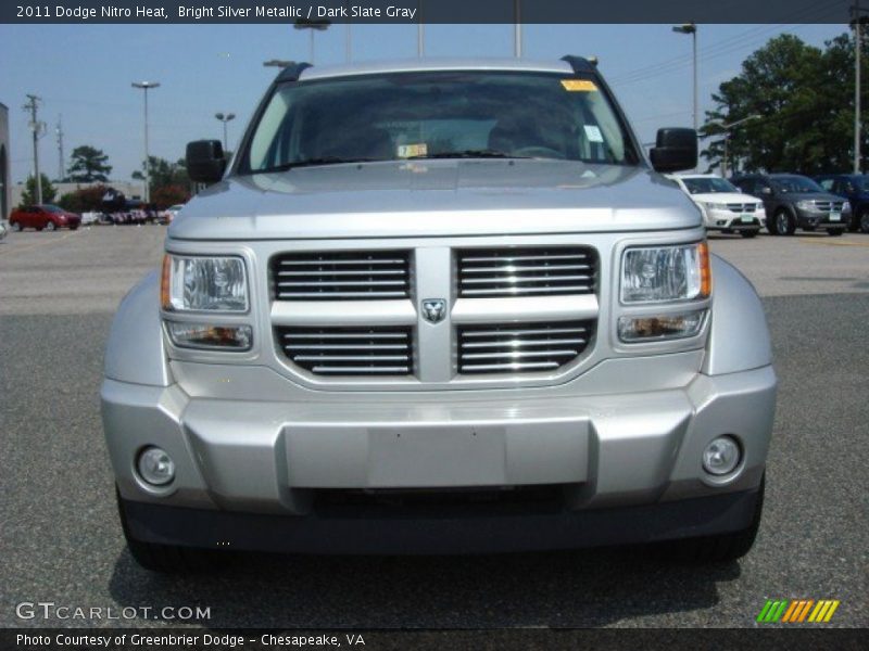 Bright Silver Metallic / Dark Slate Gray 2011 Dodge Nitro Heat