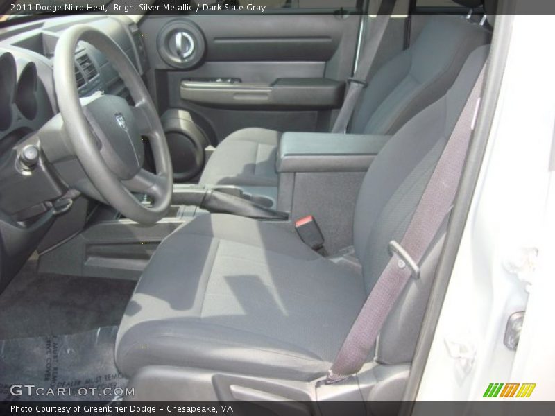 Bright Silver Metallic / Dark Slate Gray 2011 Dodge Nitro Heat