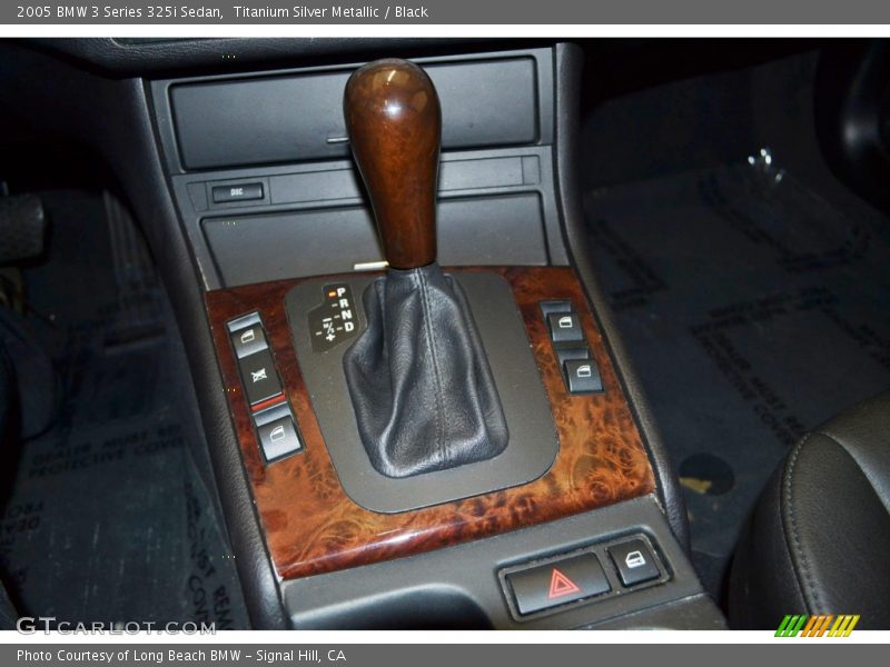 Titanium Silver Metallic / Black 2005 BMW 3 Series 325i Sedan