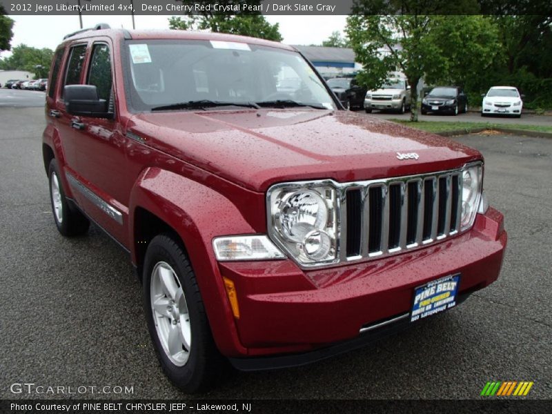 Deep Cherry Red Crystal Pearl / Dark Slate Gray 2012 Jeep Liberty Limited 4x4