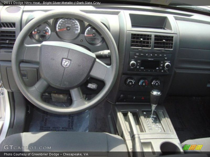 Bright Silver Metallic / Dark Slate Gray 2011 Dodge Nitro Heat