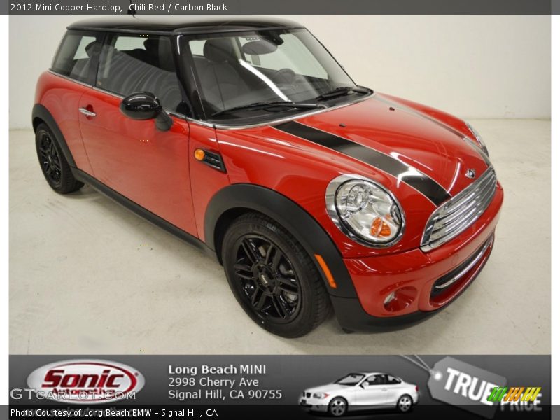 Chili Red / Carbon Black 2012 Mini Cooper Hardtop