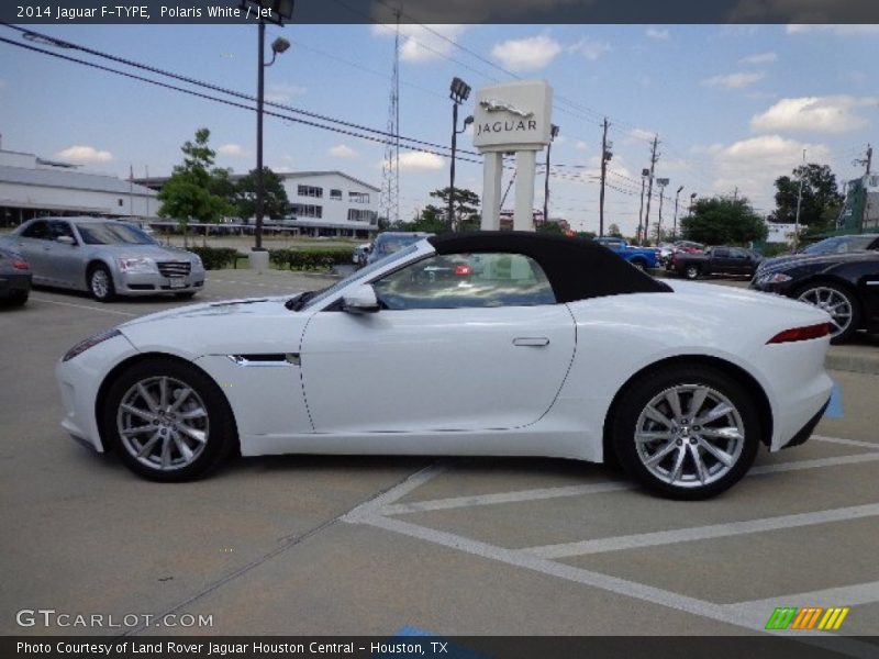 Polaris White / Jet 2014 Jaguar F-TYPE