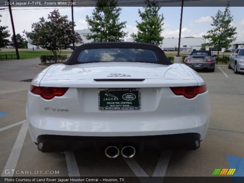 Polaris White / Jet 2014 Jaguar F-TYPE