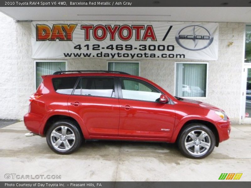 Barcelona Red Metallic / Ash Gray 2010 Toyota RAV4 Sport V6 4WD