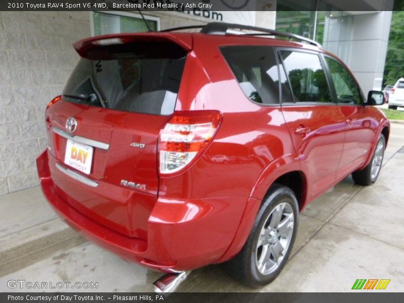 Barcelona Red Metallic / Ash Gray 2010 Toyota RAV4 Sport V6 4WD