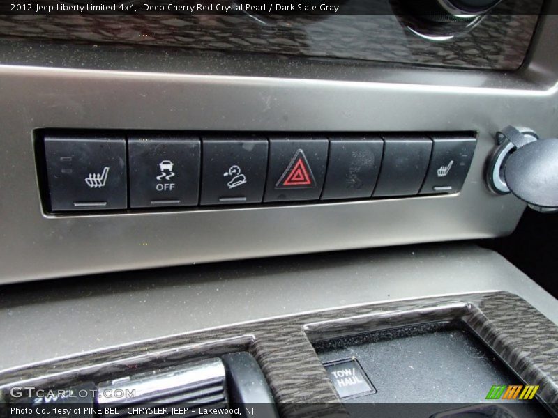 Deep Cherry Red Crystal Pearl / Dark Slate Gray 2012 Jeep Liberty Limited 4x4