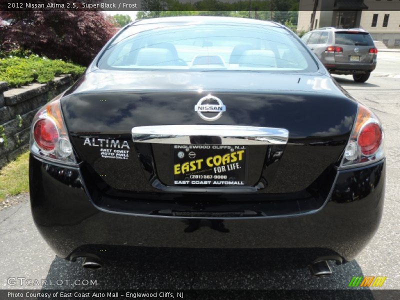 Super Black / Frost 2012 Nissan Altima 2.5