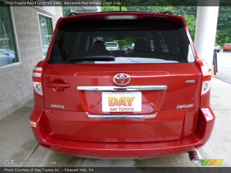 Barcelona Red Metallic / Ash Gray 2010 Toyota RAV4 Sport V6 4WD