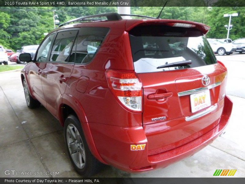 Barcelona Red Metallic / Ash Gray 2010 Toyota RAV4 Sport V6 4WD