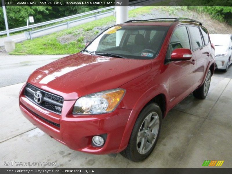 Barcelona Red Metallic / Ash Gray 2010 Toyota RAV4 Sport V6 4WD