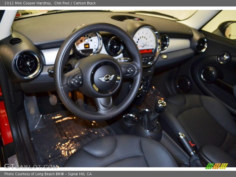 Chili Red / Carbon Black 2012 Mini Cooper Hardtop