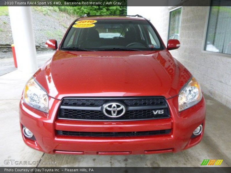 Barcelona Red Metallic / Ash Gray 2010 Toyota RAV4 Sport V6 4WD