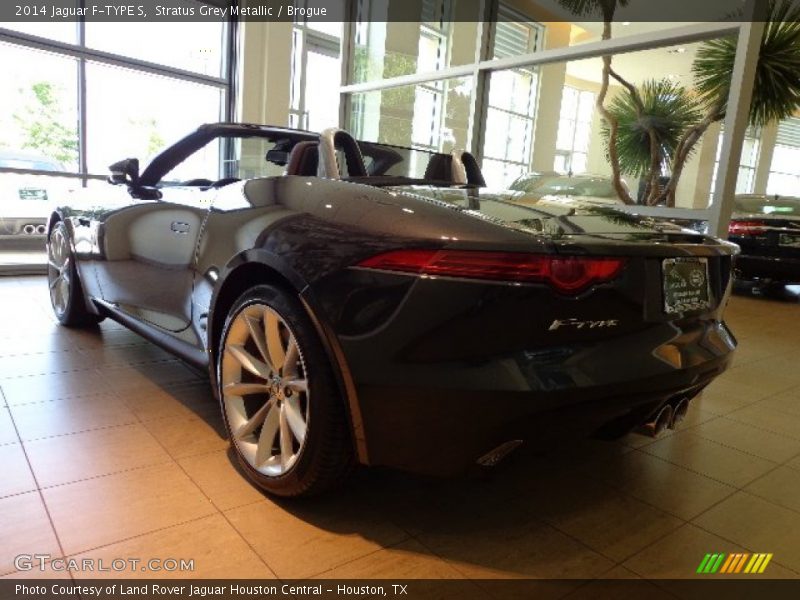 Stratus Grey Metallic / Brogue 2014 Jaguar F-TYPE S