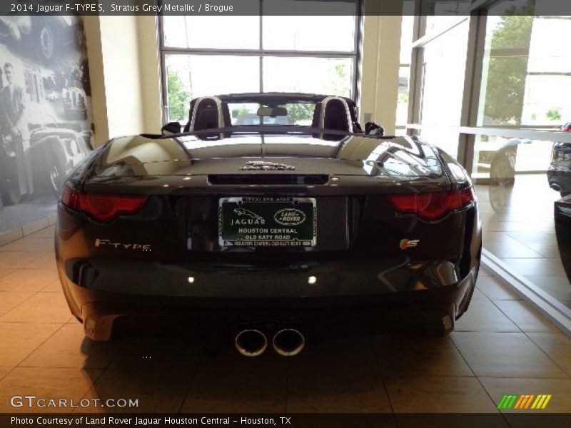 Stratus Grey Metallic / Brogue 2014 Jaguar F-TYPE S