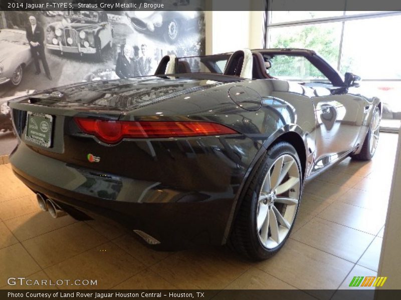 Stratus Grey Metallic / Brogue 2014 Jaguar F-TYPE S