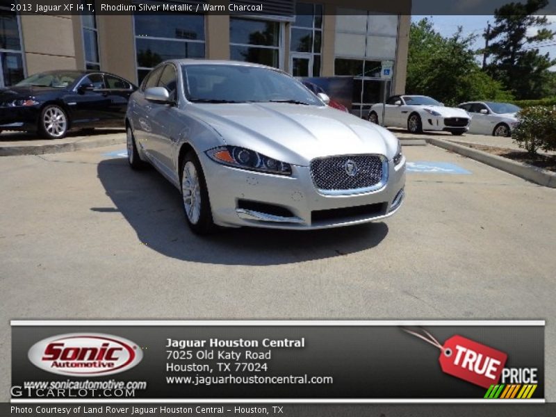 Rhodium Silver Metallic / Warm Charcoal 2013 Jaguar XF I4 T