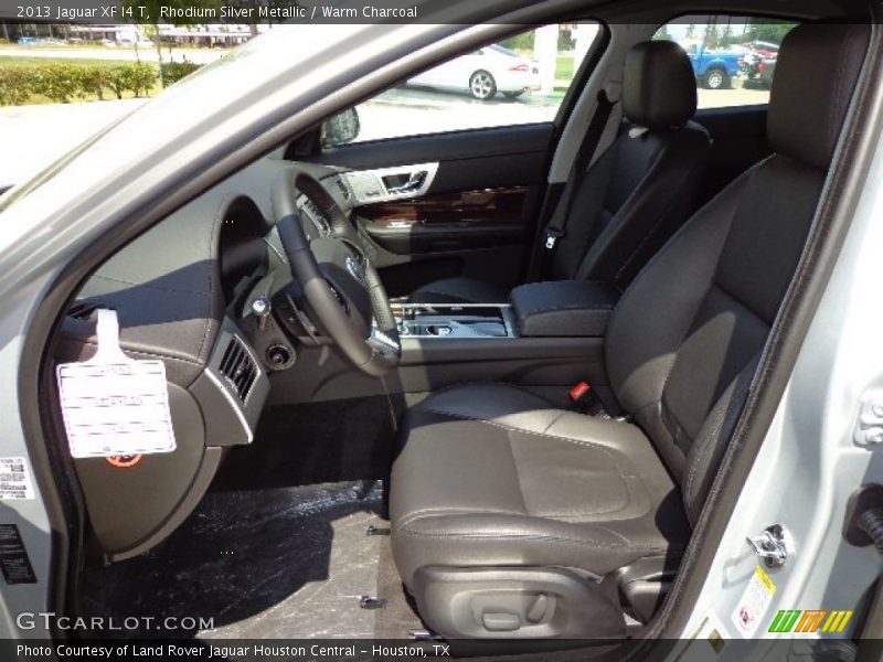 Rhodium Silver Metallic / Warm Charcoal 2013 Jaguar XF I4 T