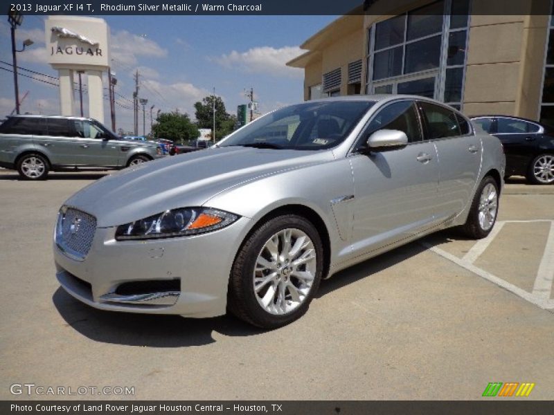 Rhodium Silver Metallic / Warm Charcoal 2013 Jaguar XF I4 T