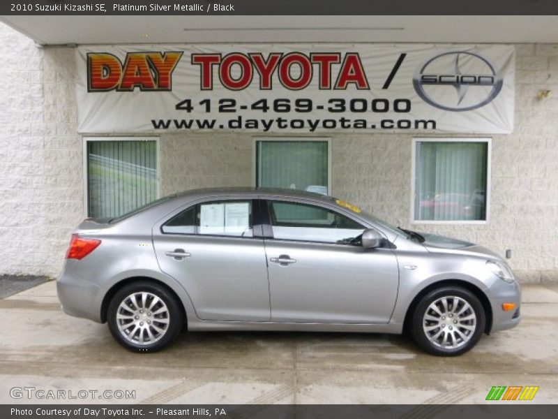 Platinum Silver Metallic / Black 2010 Suzuki Kizashi SE