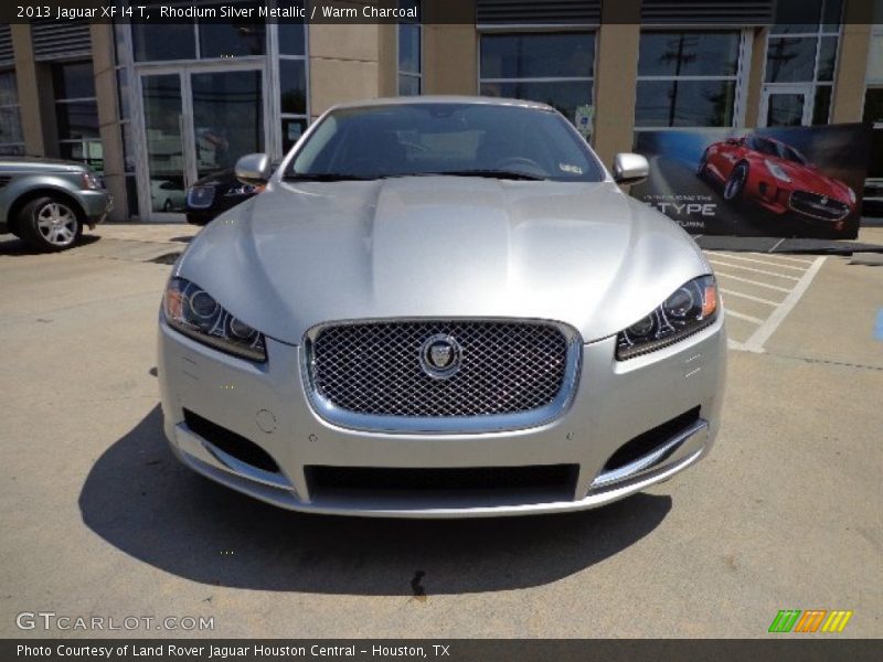 Rhodium Silver Metallic / Warm Charcoal 2013 Jaguar XF I4 T
