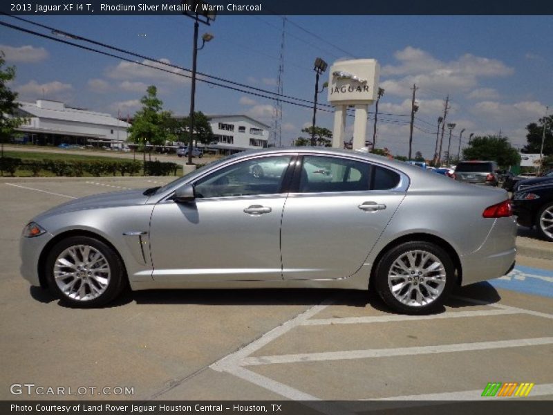 Rhodium Silver Metallic / Warm Charcoal 2013 Jaguar XF I4 T