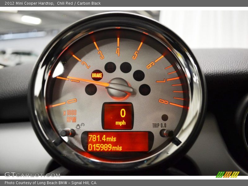 Chili Red / Carbon Black 2012 Mini Cooper Hardtop