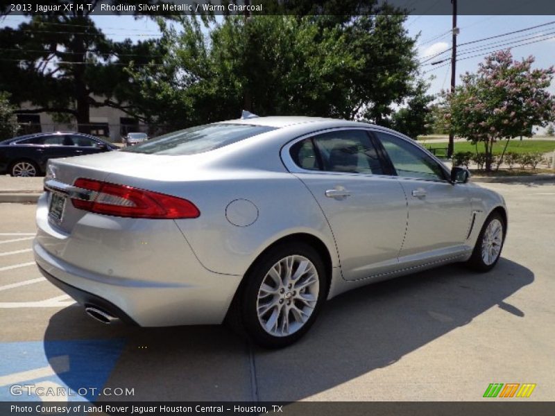 Rhodium Silver Metallic / Warm Charcoal 2013 Jaguar XF I4 T