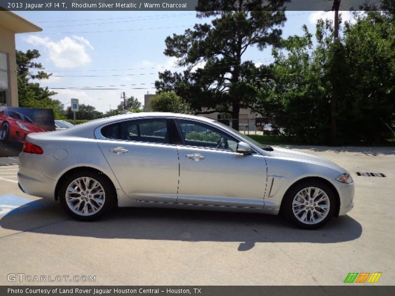 Rhodium Silver Metallic / Warm Charcoal 2013 Jaguar XF I4 T
