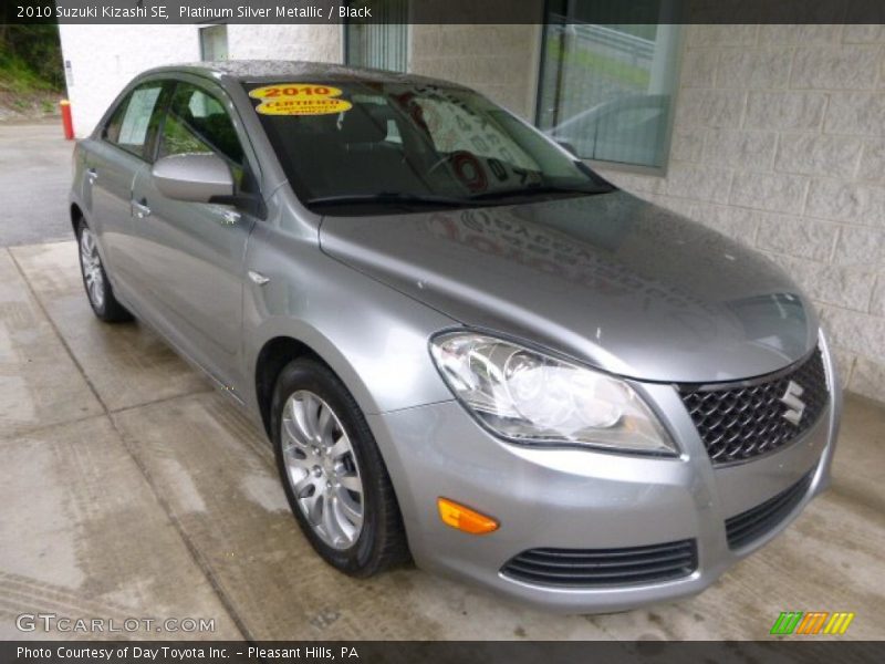 Platinum Silver Metallic / Black 2010 Suzuki Kizashi SE