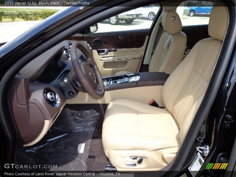 Ebony Black / Cashew/Truffle 2013 Jaguar XJ XJ