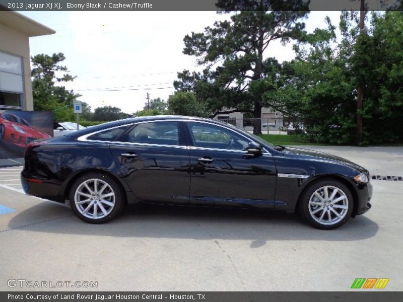 Ebony Black / Cashew/Truffle 2013 Jaguar XJ XJ