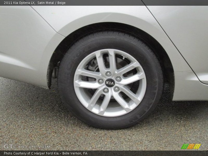 Satin Metal / Beige 2011 Kia Optima LX
