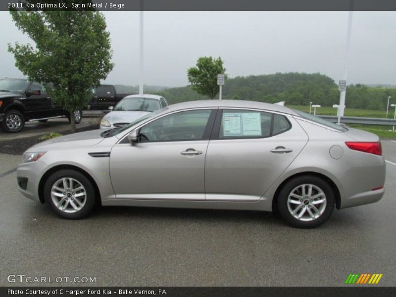 Satin Metal / Beige 2011 Kia Optima LX