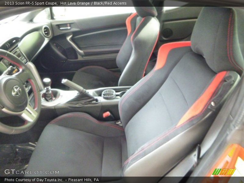 Front Seat of 2013 FR-S Sport Coupe