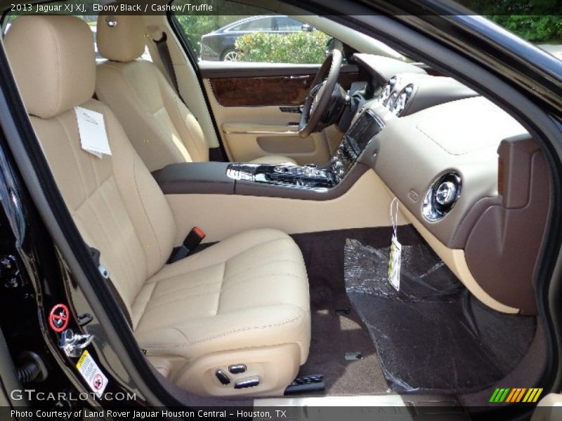 Ebony Black / Cashew/Truffle 2013 Jaguar XJ XJ
