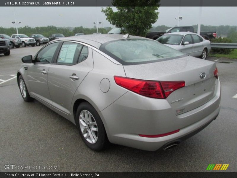 Satin Metal / Beige 2011 Kia Optima LX